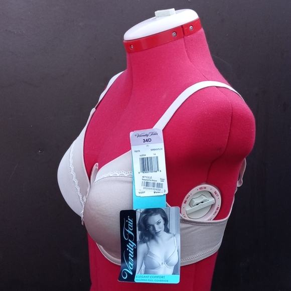 Vanity Fair Tailored Full Coverage Bra Sz 34D - Picture 5 of 7